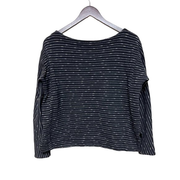 Madewell Striped Side Lace Top Pop On Cotton Women's Top Size XS - Picture 3 of 8